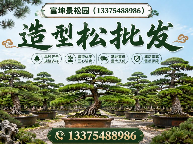 新泰市庭院造型松展示图